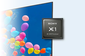 4K HDR Processor X1™ Sony